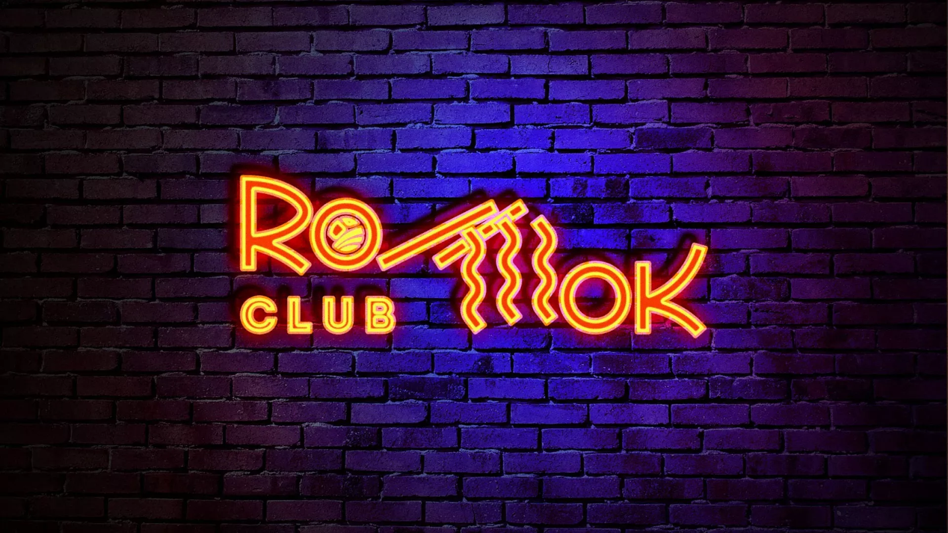 Разработка интерьерной вывески суши-бара «Roll Wok Club» в Первоуральске